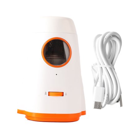 Elektrisk blyantspisser, helautomatisk 1200mAh USB-lading, høyhastighets elektrisk spisser for familie, kontor, skole, hvit