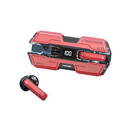 Mekanisk vind trådlöst Bluetooth-headset HD-samtal spel med låg latens Bluetooth-headset (röd)