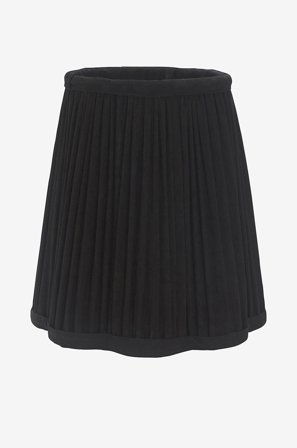 Jotex - Lampeskjerm Siv Plissé 20 cm Svart - Kjøp Lampeskjermer hos Jotex