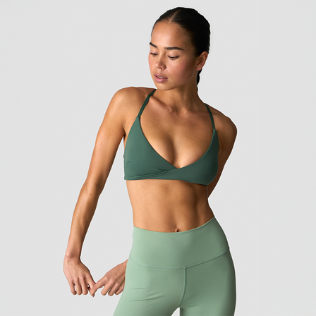 ICANIWILL Nimble Twist Sport-BH Mosegrønn