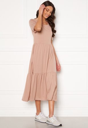 JDY Dalila Frosty S/S Dress Adobe Rose Klær