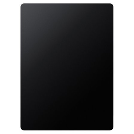 Magneettinen liitutaulu keittiön jääkaapin magneetti mini liitutaulu muistitaulu (40X30CM, musta)