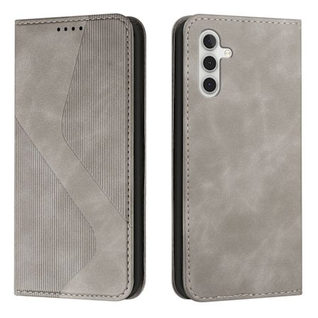 SAM A56 5G, S-formet etui, flipcover (grå)