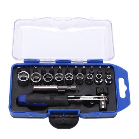 23 Dele Krom Vanadium Stål Låsringssæt 4-12mm 9 Størrelser Universal Bilreparationsværktøj