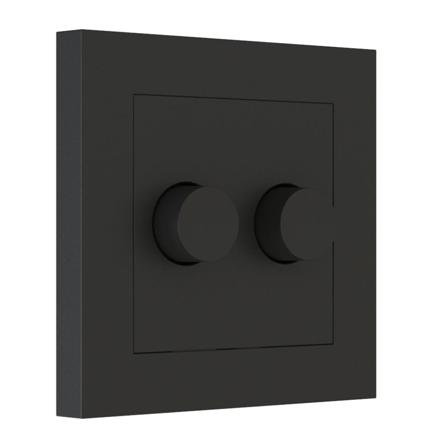 SG LEDDim 2x100 Frontdeksel i sort