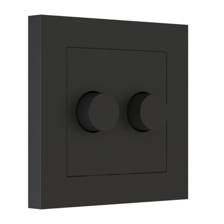 SG LEDDim 2x100 Frontdeksel i sort