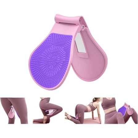 Exerciser Bladder Control Device Pelvic Floor Trainer Thigh Master Muscle Toner Exercise Correcting Buttockspink-purple