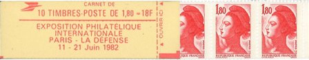 Frankrig 1982 - Frimærkehæfte YT 2220-C4 - Postfrisk