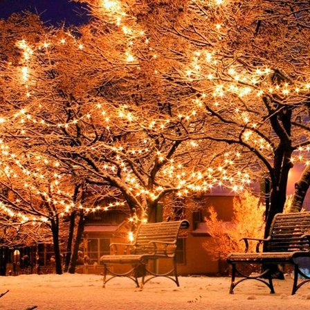 LED lyskæde indendørs/udendørs 10m