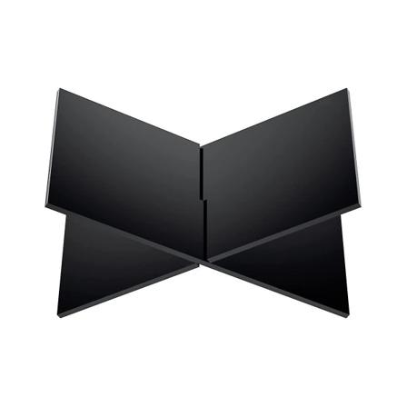 Akrylbokholder X-formet Displaystativ For Kokebok Oppskrift Meny Magasiner Historiebokholder For Black