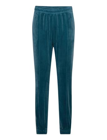 Jogger Velours Relaxed Pintuck Trousers Joggers Blå Hunkemöller*Betinget Tilbud