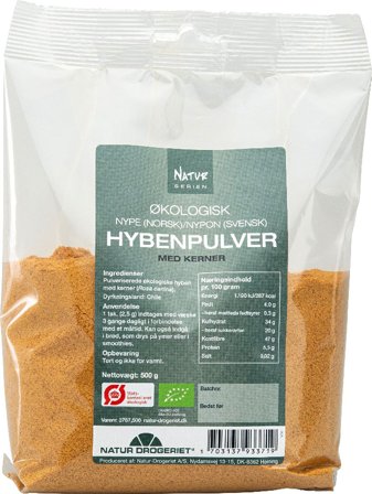 Natur Drogeriet Hyben Ø 500 g, Helse & Madvarer, Gryn, Flager & Drys, Drys