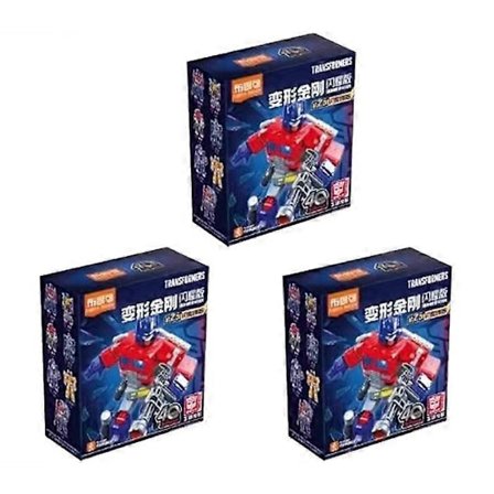 LED Lysende Versjon2 Shine1993 Transformers Blindboks Optimus Prime Robot Leke Samlemodell Barnebursdagsgave