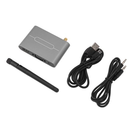 Trådløs VGA Dual Interface Trådløs Display Adapter 4K Extender Transmission Receiver Kit 2.4G 5G Dual Frekvens med Ekstern Antenne