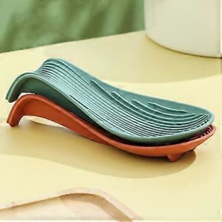 2 stk. silikone skeholder madlavningsredskabsholder til køkken varmebestandig uden spild