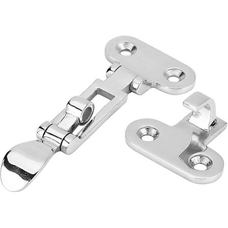 Låseklemme, 4,5 tommer rustfrit stål båd marine luge anti-rattle lås fastgørelsesklemme til rustfrit stål luge lås rustfrit stål låse låse J