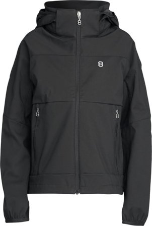 8848 Altitude Junior's Muler Softshell Jacket Children soft shell jackets Black 140