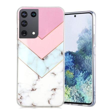 marmor Samsung Galaxy S21 Ultra etui - Four Colors Multicolor