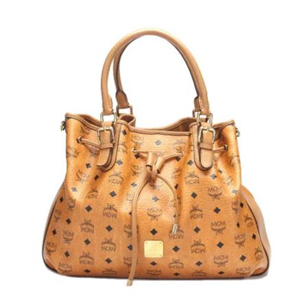 MCM Pre-owned Pre-owned Leather crossbody-Tass , Oranje , Dames , Maat: ONE Size Vintage Tassen