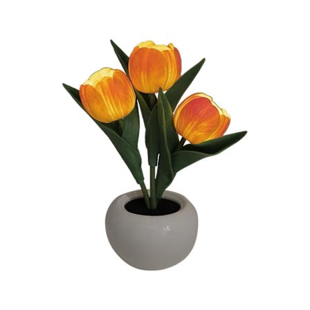 LED-tulppaaniyövalo, simulaatiokukka, pöytävalaisin, tunnelmavalaisin, kodin sisustus - lingling}