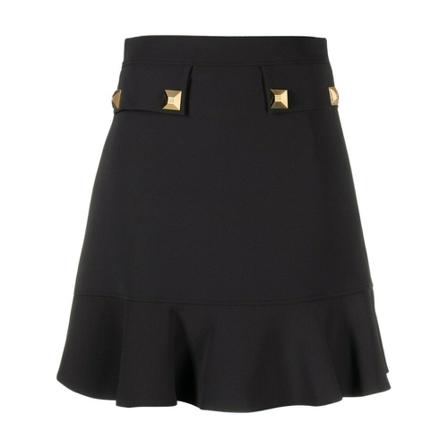 Elisabetta Franchi - Minikjolar - Svart - Dam - Storlek: M, Dam, Storlek: M
