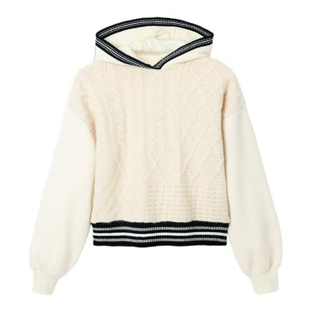 Desigual Sweat ZIA 22Wwsk11 vit, Dam Hoodies, Dam, Storlek: M