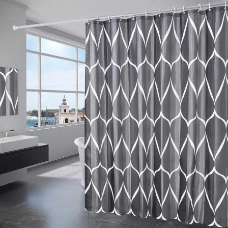 Noir Dusjforheng 180x180CM Vanntett Polyester Stoff Vaskbar