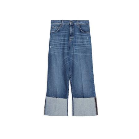 Liu Jo Cropped Jeans Blå, Dame, Størrelse: W27