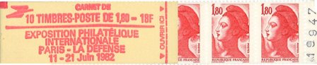 Frankrig 1982 - Frimærkehæfte YT 2220-C2 - Postfrisk