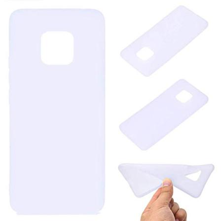 Huawei Mate 20 Pro - Stilrent Mat Silikoncover fra NKOBEE Frostad