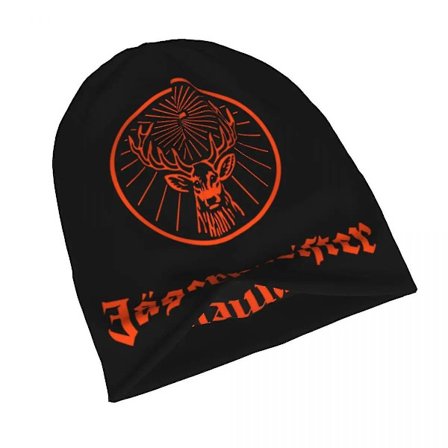 Jagermeister Skullies Beanies Mössa Höst Vinter Herr Dam Skidmössor Varm Dubbelanvändning Mössa Stickad Mössa
