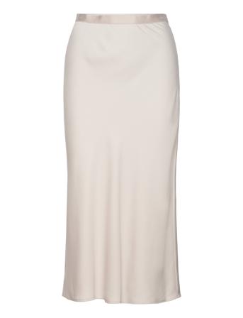 Recycled Cdc Bias Cut Midi Skirt Grey Calvin Klein