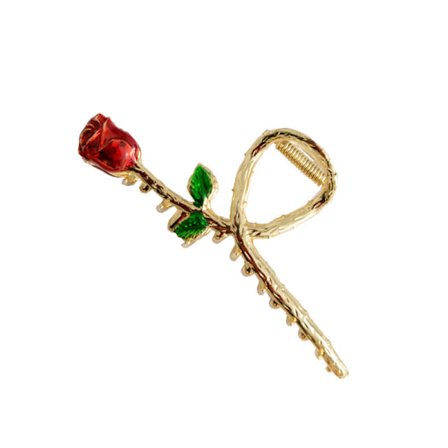 Vakker rose hårklemme Haiklemme 1