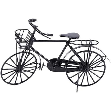 1:12 Skala Samleobjekt Miniatyr Sykkel for Dukkehus Leke Simulering Modell Sykkel Figur Modellering Ornamenter Hjemmedekor