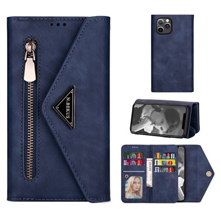 Plånboksfodral iPhone 12 Pro Max Mörk Blå