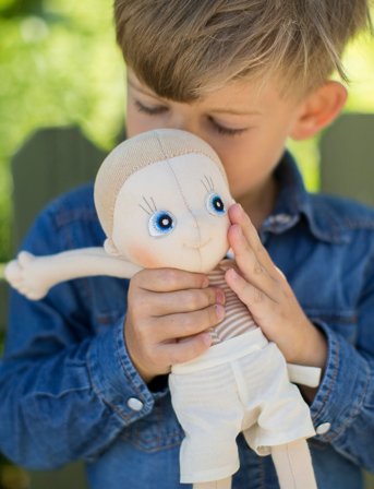 Rubens Barn Rubens Barn Docka-Aspen-Ecobud - Multi/patterned - 8.5X18X35CM