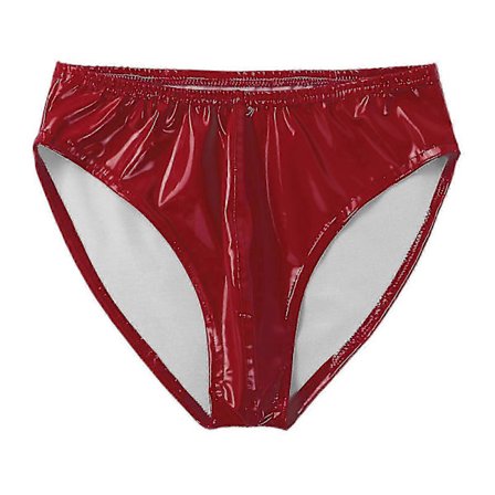 Miesten wet look -alushousut joustavalla vyötärönauhalla ja kiiltonahalla