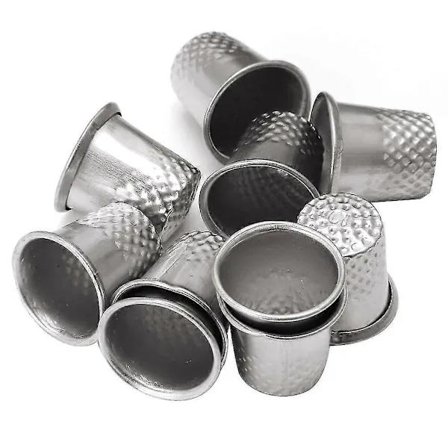 10 stk Fingerbøl Multi størrelse Fingerbeskyttere Søm Quilt Håndlaget Håndverktøy【CA】