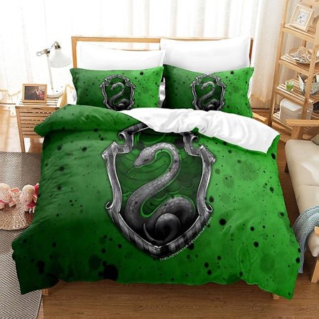 3D Digitaltryck Hogwarts Hemtextil Sängkläder Tredelad Set HL12 180*200cm -ZHENV(180*200cm)