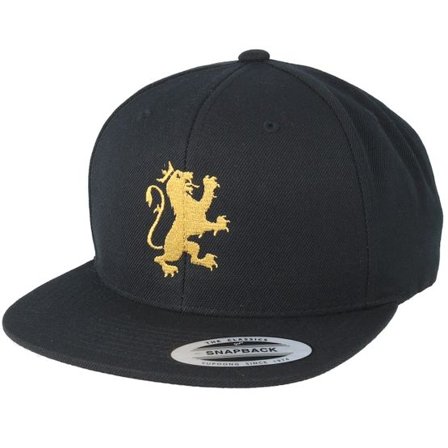 Lions - Svart snapback Keps - Standing Logo Black/Gold Snapback @ Hatstore