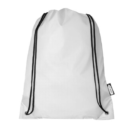 Bullet Oriole Recycled Drawstring Backpack One Size Solid Black Solid Black One Size