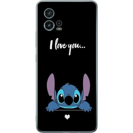 Motorola Moto G72 Gennemsigtig cover Stitch Jeg Elsker Dig
