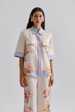 Malina - Pam Hemd - 38 - Cream Peony