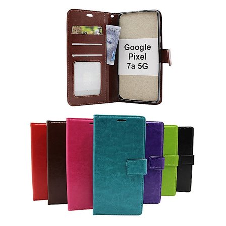 Crazy Horse Wallet Google Pixel 7a 5G