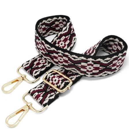 Laukun hihna, vaihdettava käsilaukun olkahihna, leveä, säädettävä, crossbody-laukkujen, kankaisten laukkujen, matkatavaroiden, värikäs käsilaukun 