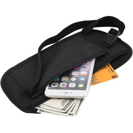 Talje taske/mavepung til penge/pas/værdigenstande