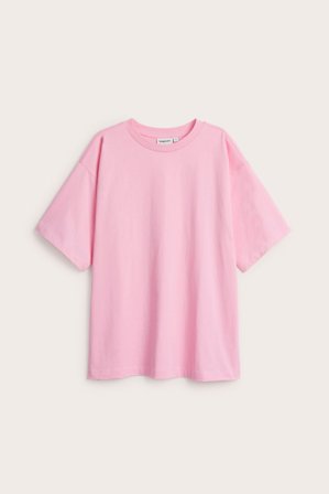 Kappahl | T-shirt oversize | Jasnoróżowy