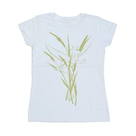 Disney Dam/Kvinnor Tinkerbell Natur Bomull T-shirt S Vit