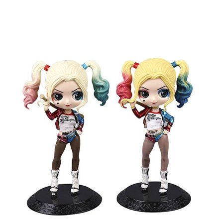 2 anime Harley Quinn -hahmoa lelu nukkeja Harley Quinn syntymäpäivälahjamalleja