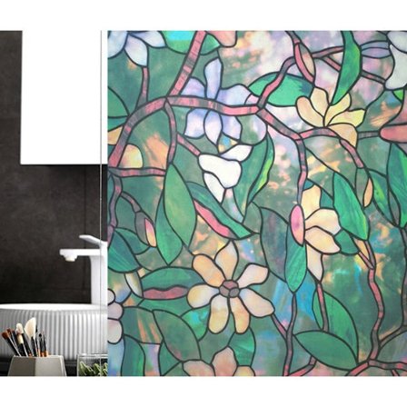 Lasikoriste 200 x 30cm värikäs huurrettu lasitarra